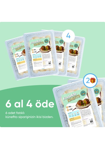Fıstıklı Künefito 6 Al 4 Öde