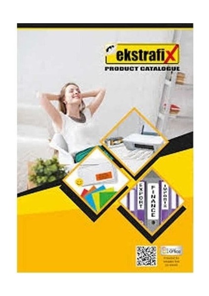 Beyaz 8X12MM Ofis Etiketi, 10'lu Paket, Kaliteli ve Pratik Kullanım