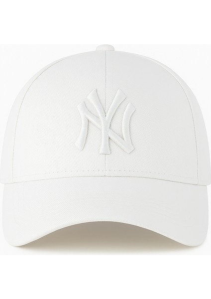 Ny New York Nakış Unisex Beyzbol Beyaz Şapka Kadın Şapka Erkek Şapka Yazlık Şapka