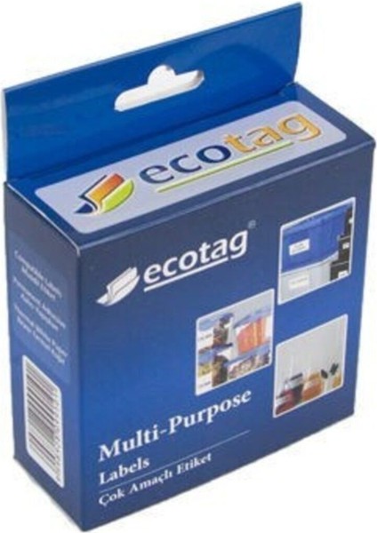 Çok Amaçlı 24X12 mm Etiket 2000 Adet, Dayanıklı ve Çok Fonksiyonlu Güvenilir Etiket Seti