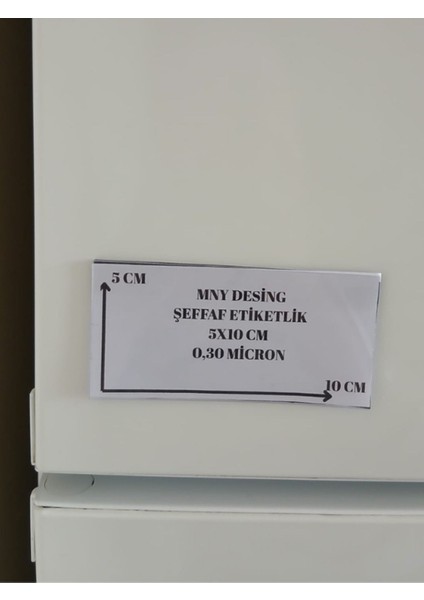 25 Adet Şeffaf Pvc Raf ve Dolap Mıknatıslı V Tipi Etiket 5X10 cm fiyatları