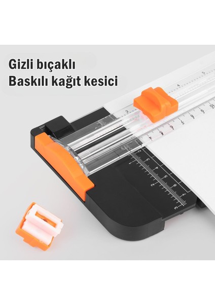 A3 Sürgülü Kağıt Kesme Makinesi, 2 Yedek Bıçak Hediye modelleri