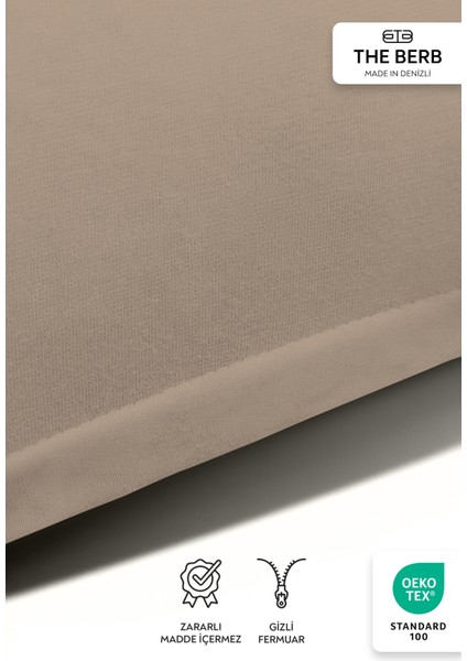 | 2'li Penye Yastık Kılıfı Seti | %100 Pamuk | 50 X70 | Fermuarlı | Jersey Kumaş fiyatları