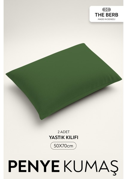 | 2'li Penye Yastık Kılıfı Seti | %100 Pamuk | 50 X70 | Fermuarlı | Jersey Kumaş fırsatları