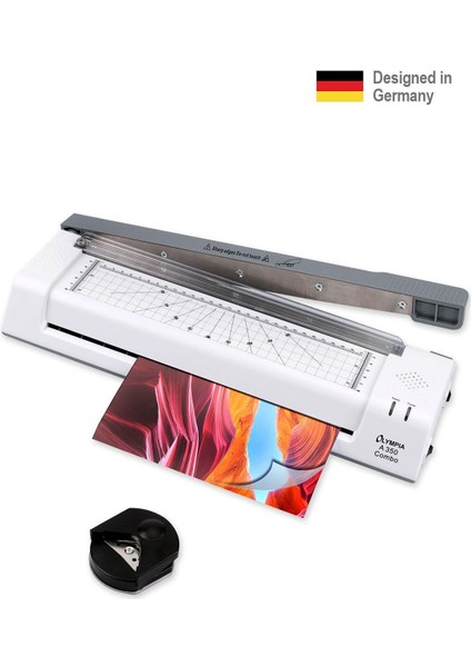 A3 Laminasyon Makinesi Combo Seti, Hızlı ve Kullanışlı Ofis Cihazı