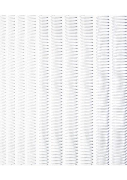 Şeffaf Spiral Plastik Helezon 6 Mm, 100'LÜ Paket, Çok Amaçlı ve Dayanıklı