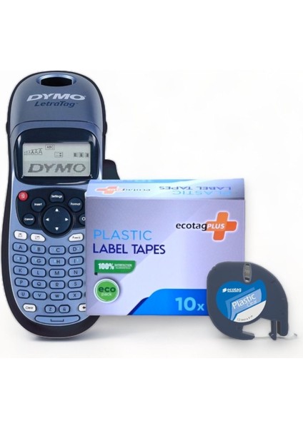 Şerit ve Etiket Seti, 12 mm x 4 M, Şeffaf, Dayanıklı ve Kullanışlı Ürün.