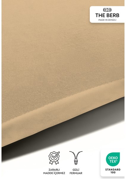 | 2'li Penye Yastık Kılıfı Seti | %100 Pamuk | 50 X70 | Fermuarlı | Jersey Kumaş fiyatları