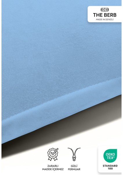 | 2'li Penye Yastık Kılıfı Seti | %100 Pamuk | 50 X70 | Fermuarlı | Jersey Kumaş modelleri