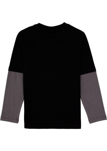 Erkek Çocuk Siyah Sweatshirt 50313996-VR046 fiyatları