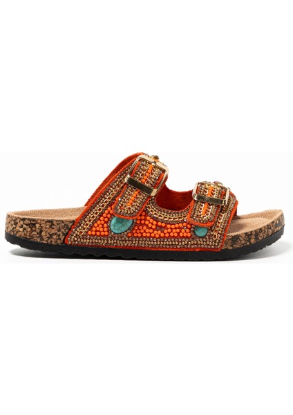 Kız Çocuk Terlik 25Y106-4 Tr Guja Turuncu 31-36