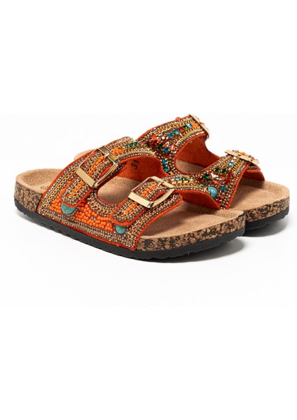 Kız Çocuk Terlik 25Y106-4 Tr Guja Turuncu 31-36 modelleri