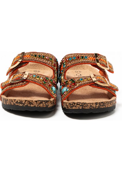 Kız Çocuk Terlik 25Y106-4 Tr Guja Turuncu 31-36