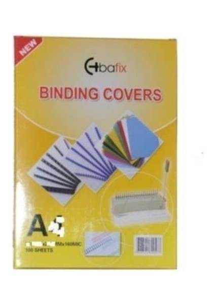 A4 Pvc Cilt Kapağı 160 Micron Mat Pembe, 100 Adet Paket