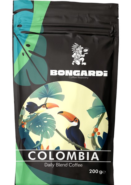 Colombia Yöresel Blend Kahve Seti 5X200G (Çekirdek Veya Öğütülmüş Seçilebilir) fiyatları