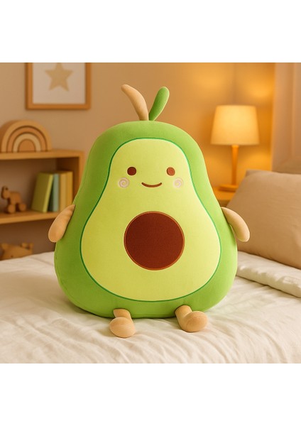 Büyük Boy Avokado Peluş Uyku Arkadaşı - Uyku ve Oyun Arkadaşı, Hediyelik - 95X65 cm Yumuşak Yastık modelleri