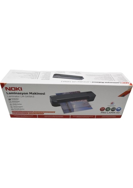 A3 Laminasyon Makinesi LM-3419A3, Yüksek Kalite ve Kolay Kullanım Sağlar. fiyatları