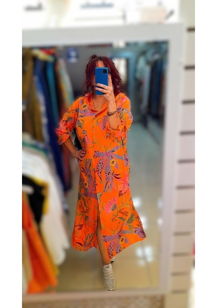 Italyan Kapüşonlu Gömlek Elbise