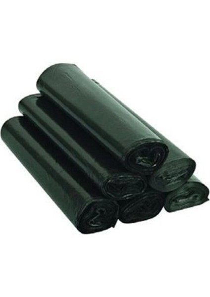 Hantal Boy Çöp Poşeti Siyah 10'lu 5'li Set 200LT Çöp Torbası 120X150CM