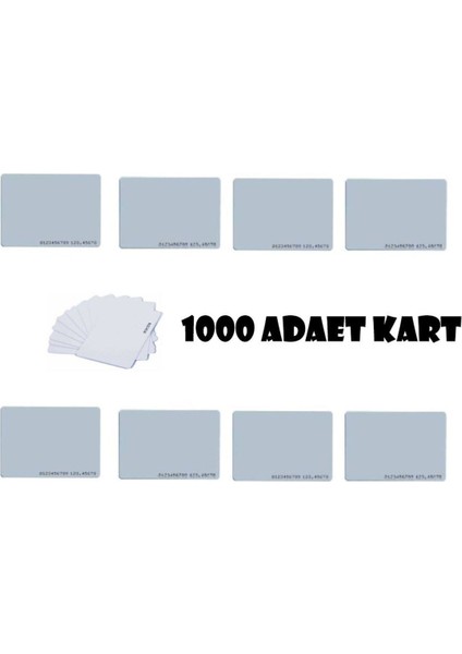 Manyetik Kart 1000 Adet, Güçlü ve Güvenilir Erişim Çözümü fiyatları