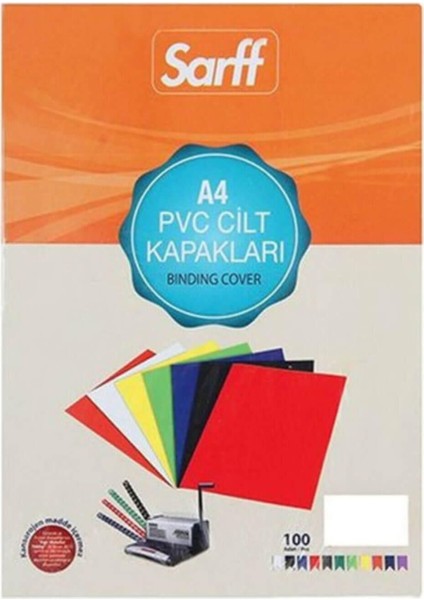 Şeffaf 160 Micron A-3 Cilt Kapağı, 100'LÜ Paket (100 Adet)