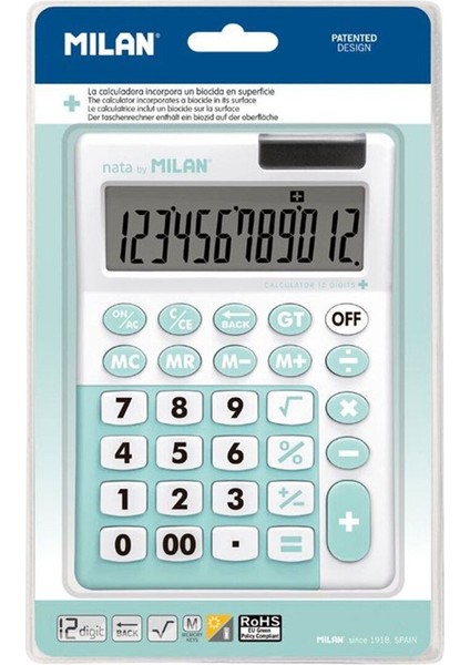 Turkuaz 12 Haneli Hesap Makinesi, Pratik ve Şık Tasarım fırsatları