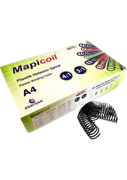 10MM Siyah Plastik Spiral 100 Adet Helezon, Dayanıklı ve Çok Yönlü Kullanım