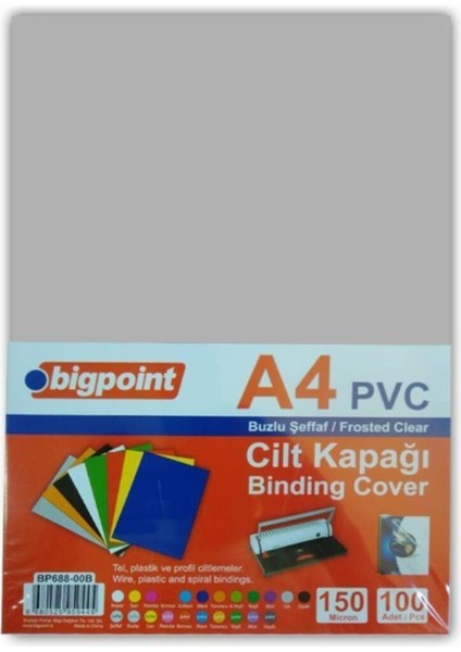 A4 Cilt Kapağı, 150 Mikron, Opak Gri, 100'LÜ Paket fiyatları
