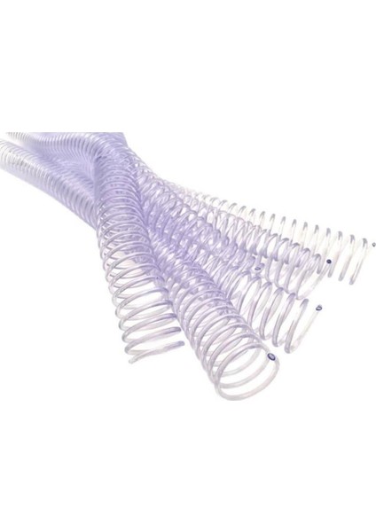 12MM Kırmızı Helezon Spiral Poşet, 100 Adet, Dayanıklı ve Şık Paketleme Çözümü