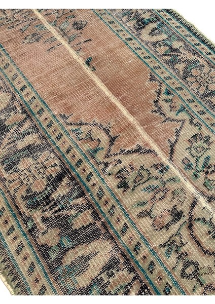 Patchwork Eskitme Halı 90X280 Turuncu %100 Yün Vintage Yolluk Turuncu fiyatları