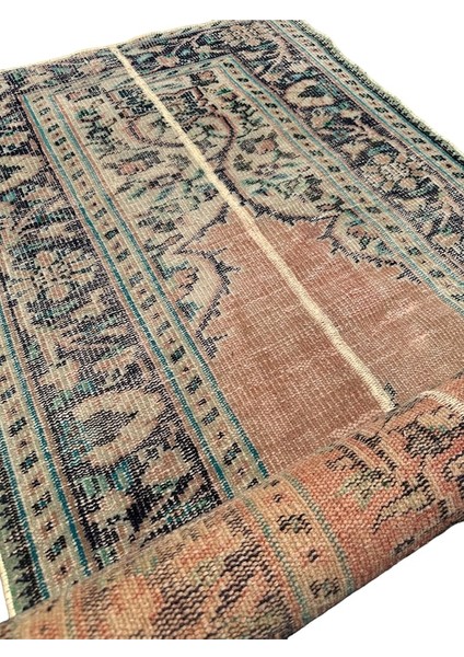 Patchwork Eskitme Halı 90X280 Turuncu %100 Yün Vintage Yolluk Turuncu fırsatları