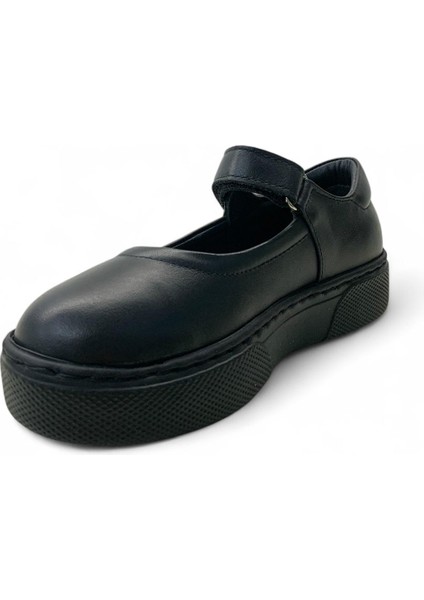 815 Hafif Kız Çocuk Okul Öncesi Deri Babet modelleri