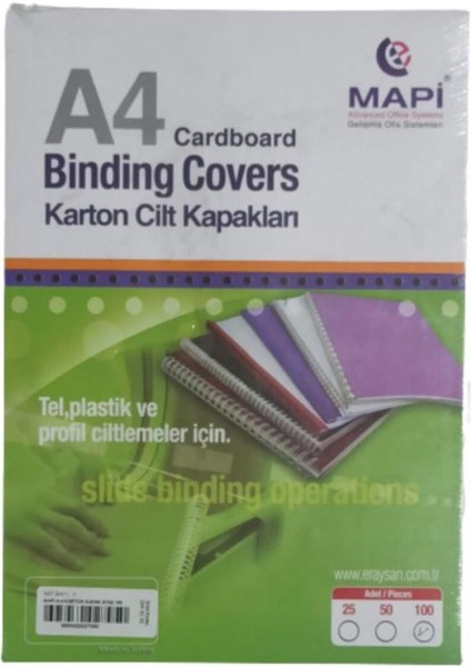 Yeşil A4 Karton 100'LÜ, 250 G, Dayanıklı ve Kaliteli Çalışma Kağıdı