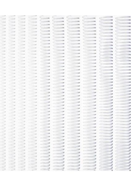 Şeffaf Plastik Helezon 20 Mm, 100'LÜ Paket, Çok Amaçlı ve Dayanıklı