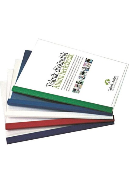 20MM Şeffaf Isısal Cilt Kapağı Kırmızı, 50ADET, Güçlü ve Güvenli Koruma