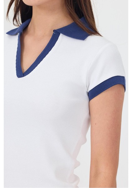 Kadın Kaşkorse Polo Yaka Tshirt modelleri