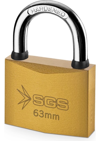 Asma Kilit Sarı Boyalı 50MM