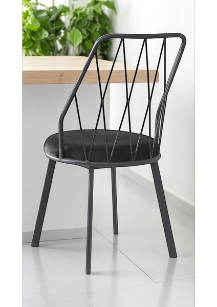 Yıldız Pro Demir-Metal 6 Adet Tel Sandalye Cafe Restaurant Sandalyesi Babyface Kumaş fiyatları