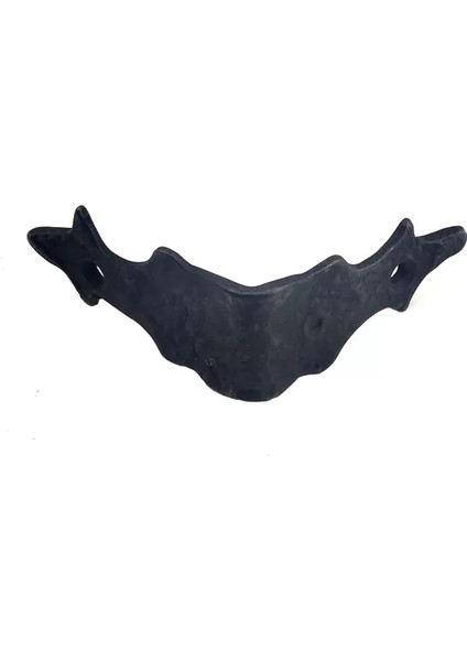 Antika Tarz Dekoratif Pirinç Gönye - Yan, Oksit