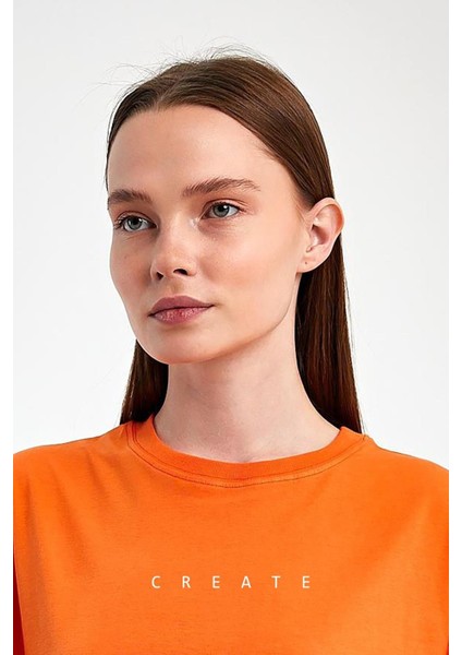 Kadın Baskılı Oversize T-Shirt fiyatları