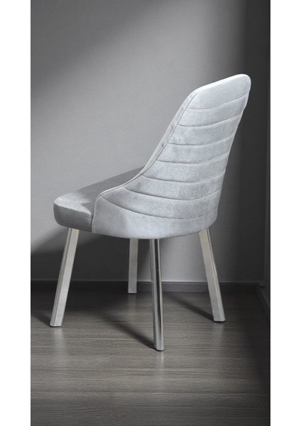 8 Adet Erciyes Sandalye Mutfak Cafe Restaurant Proje Metal Lüks Sandalye indirimleri