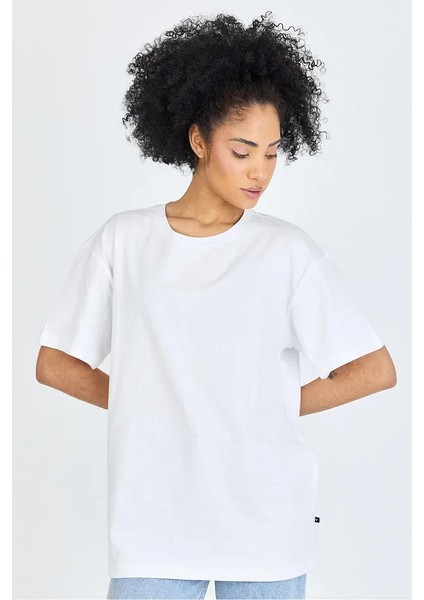 Unisex Oversize Sıfır Yaka T-Shirt fiyatları