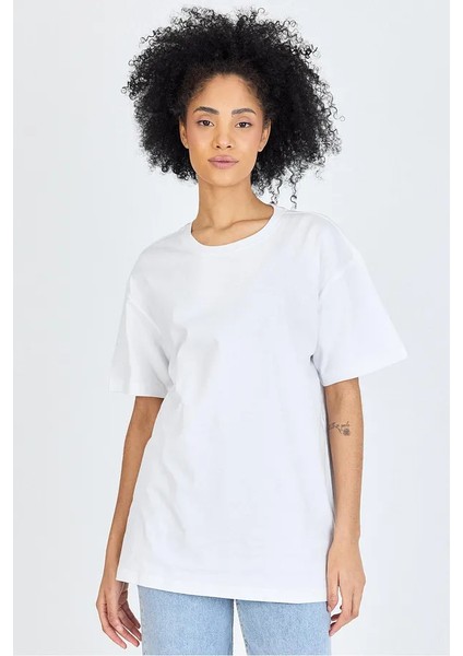 Unisex Oversize Sıfır Yaka T-Shirt modelleri