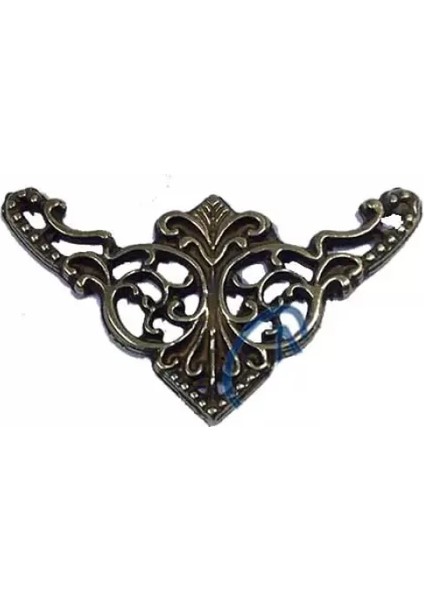 Dekoratif Köşe Süsü, Köşelik - Küçük, 19X34MM, Antik, 100 Adet
