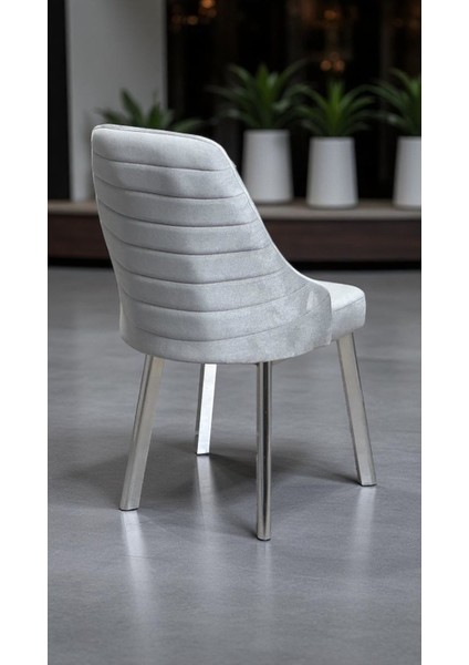 6 Adet Erciyes Sandalye Mutfak Cafe Restaurant Proje Metal Lüks Sandalye fiyatları