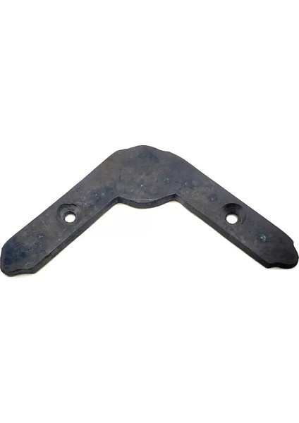 Antika Tarz Dekoratif Pirinç Dövme Gönye - Üst, 80X80MM, Oksit