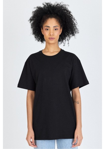 Unisex Oversize Sıfır Yaka T-Shirt fiyatları