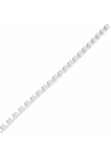 10MM Beyaz Plastik Spiral 100 Adet, Dayanıklı ve Kullanışlı Ürün Paketi