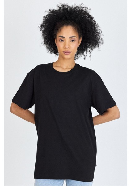 Unisex Oversize Sıfır Yaka T-Shirt modelleri
