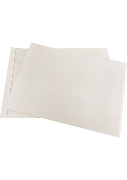 Dikey 15 mm Şeffaf Karton 50 Adet Isı Geçirmez Kapak, Beyaz Renkli, Kaliteli Ürün.